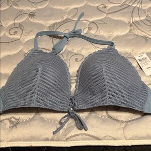 Shade & Shore Blue Bikini Top